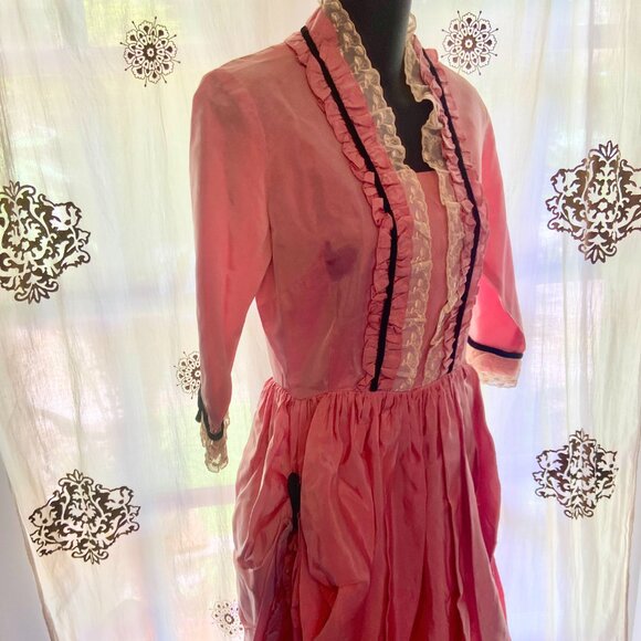 Vintage Bridgerton Marie Antoinette Style Ex Theater Costume Handmade Cosplay - Picture 3 of 16